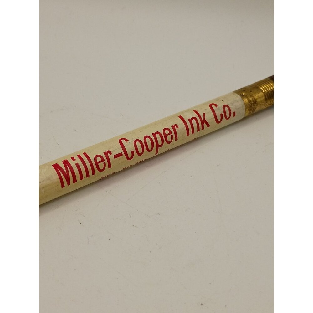 Vintage Advertising Pencil Miller-Cooper Ink Co Kansas City MO Victor 3880
